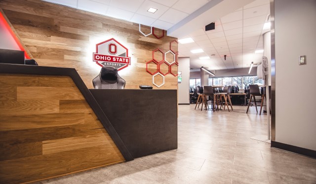 Front desk area of the arena